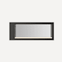 Robern 23-1/4" x 9-3/8" Lighted Framed Medicine Cabinet Matte Black